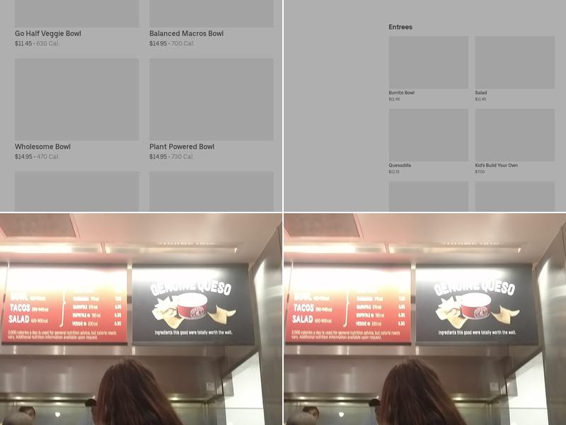 Chipotle Mexican Grill Menu