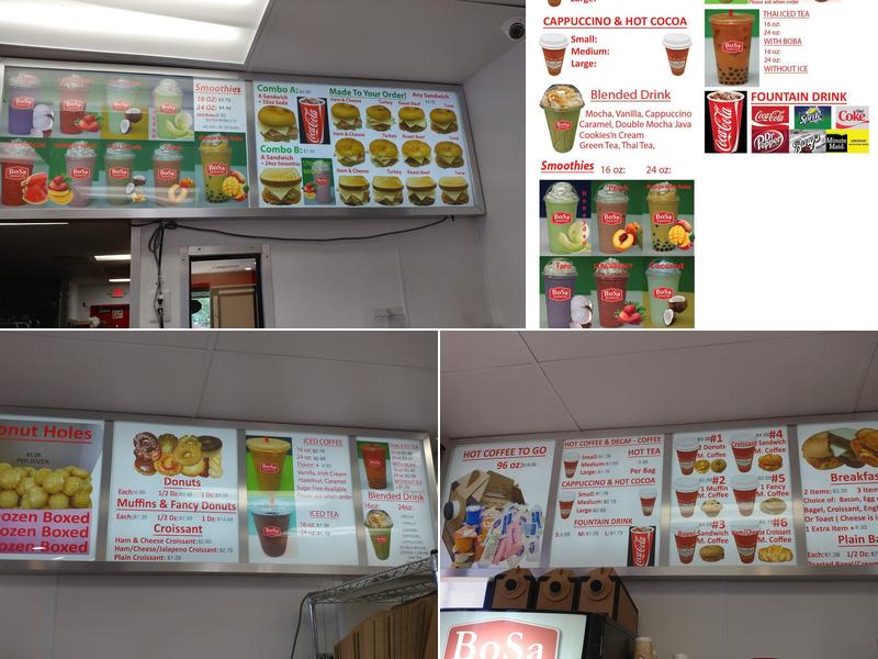 Bosa Donuts Menu