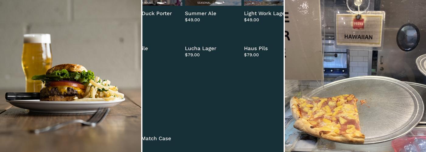 Greenport Harbor Brewing Company Menu