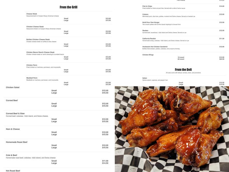 The Well Coffeehouse and Marketplace Menu