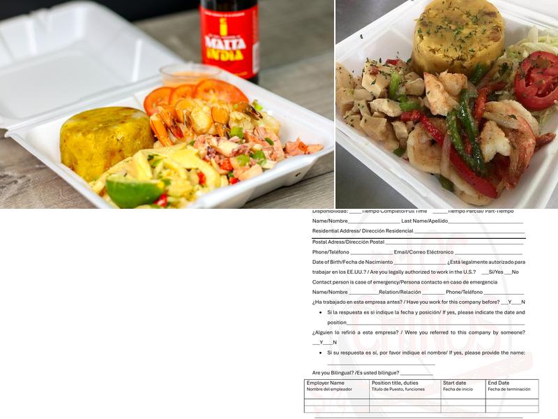 La Fiebre Del Sabor Criollo Menu