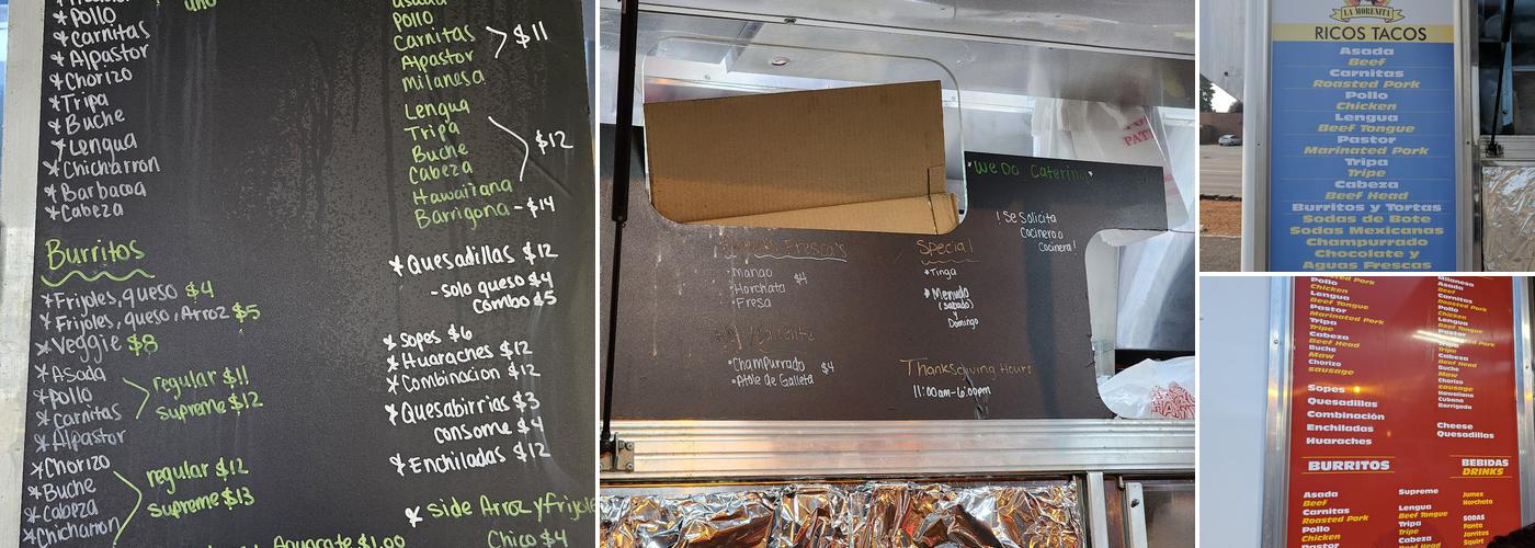 La Morenita Ricos Tacos Menu