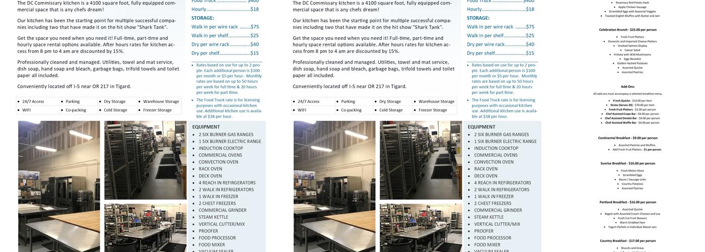 Divine Catering Menu