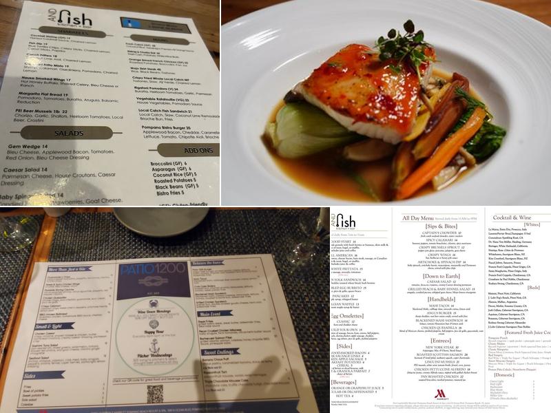 AND Fish Kitchen + Bar Menu