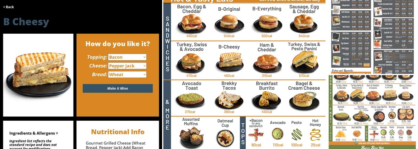 Beans & Brews Coffee House Menu