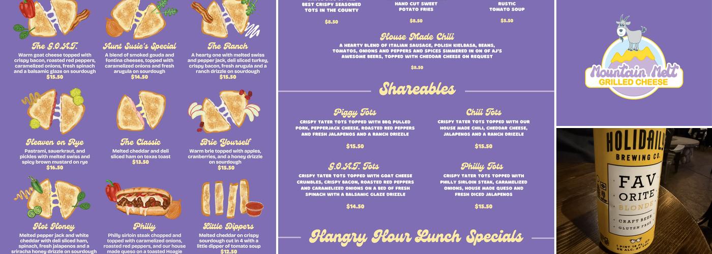 Angry James Brewery Menu