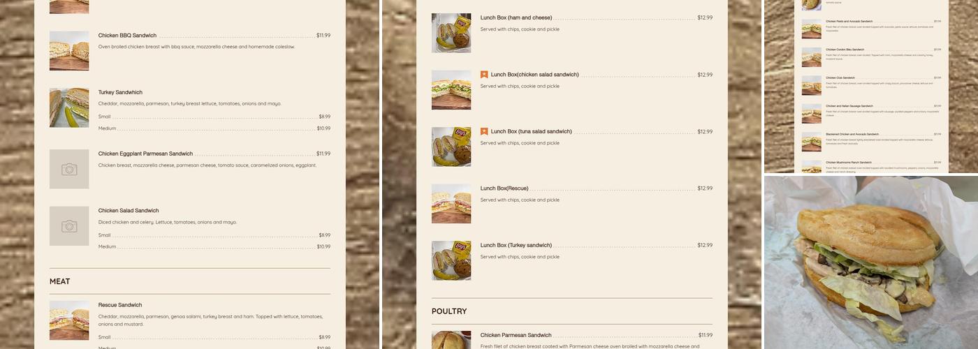 SOURDOUGH BREAD DELI Menu