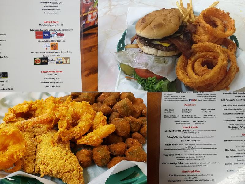 Gabby's Grill Tex-Mex & Seafood Menu