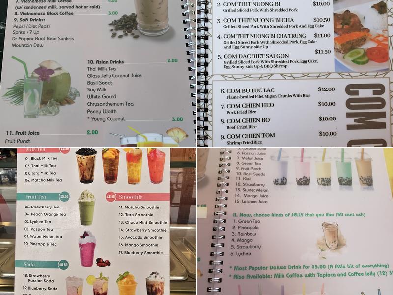 Pho Saigon Menu