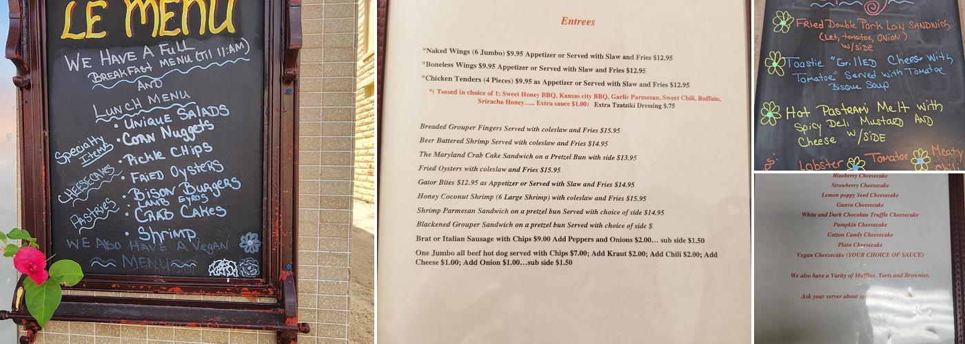 Myshelly's Kitchen Menu