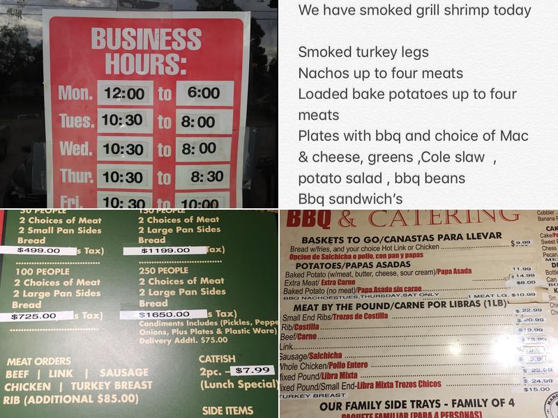 Hardeman's BBQ & Catering Menu
