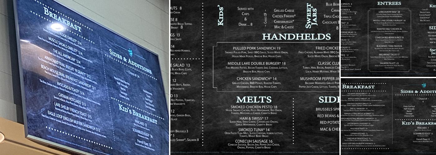 Woodside Restaurant Menu