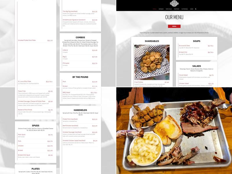 Choo Choo BBQ Smokehouse Menu