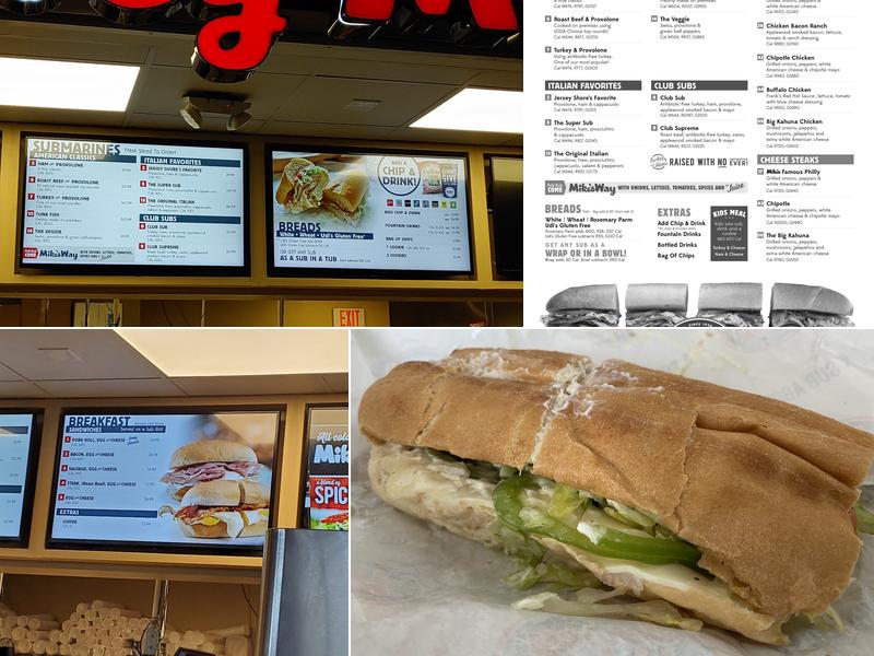 Jersey Mike's Subs Menu