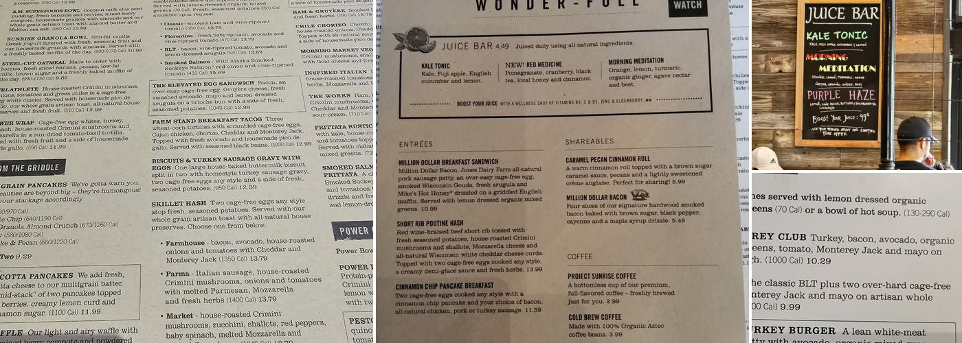 First Watch Menu