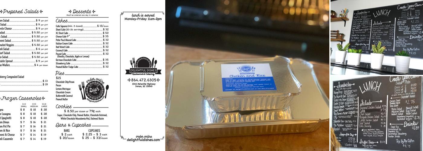 Delightful Dishes Menu