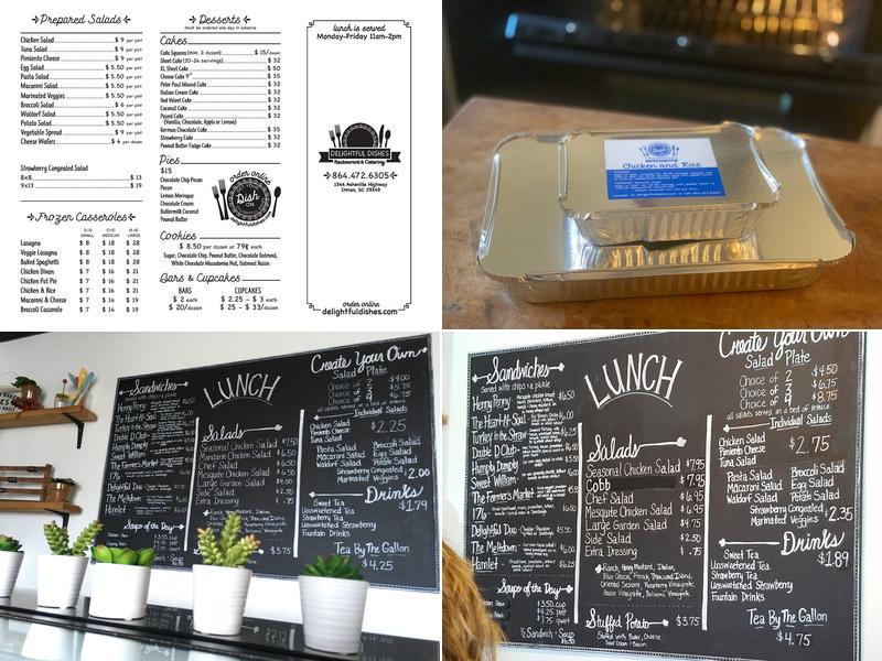 Delightful Dishes Menu