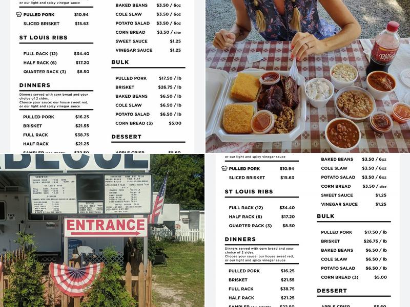 Simply Barbecue Menu