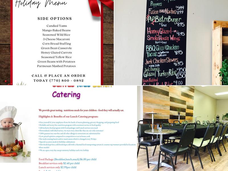 Portrait on a Plate Catering Menu