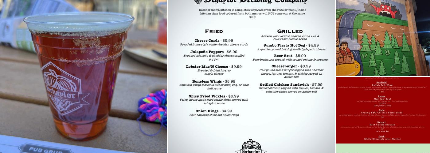 Schaylor Brewing Company - Reading, PA Menu