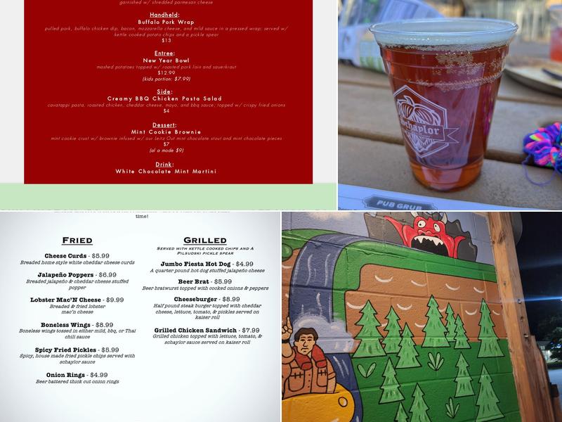 Schaylor Brewing Company - Reading, PA Menu