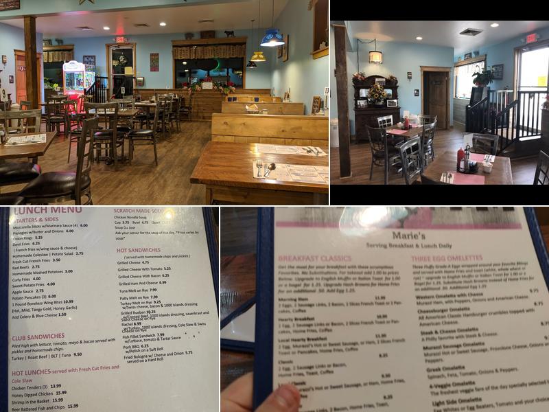 Marie's Diner Menu