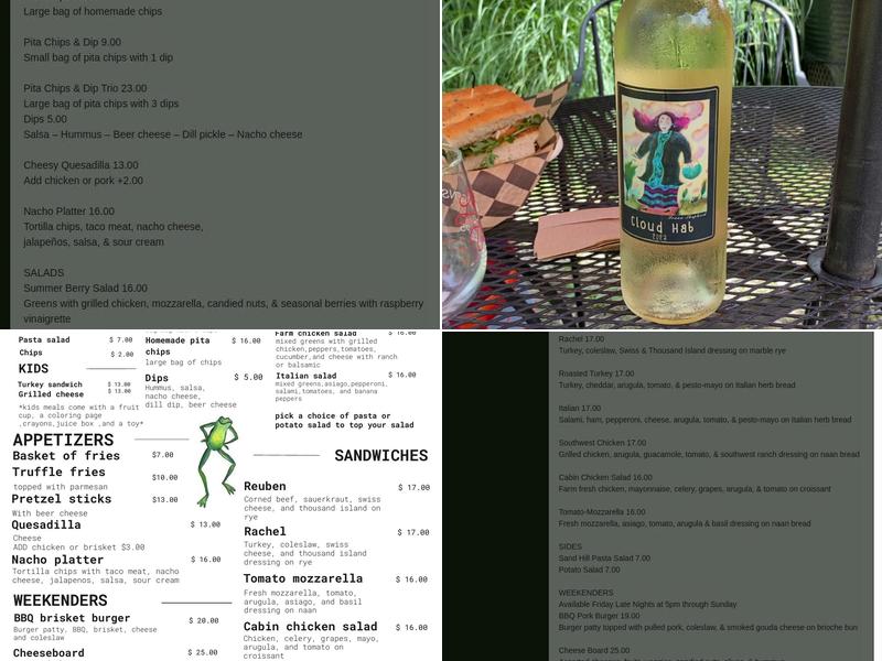Greendance The Winery at Sand Hill Menu