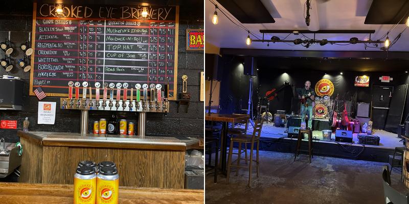 Crooked Eye Brewery Menu