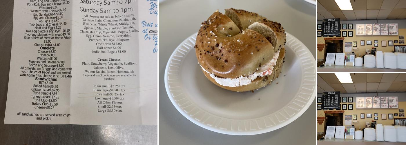 Vic's Bagels Menu