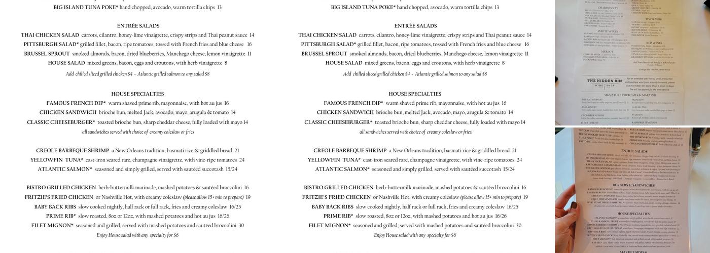 Table 31 Menu