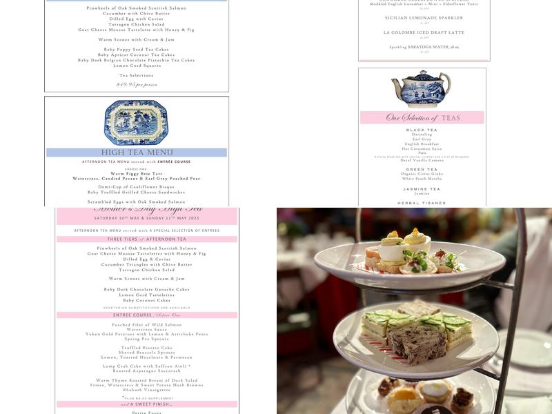 Kings' Carriage House Menu