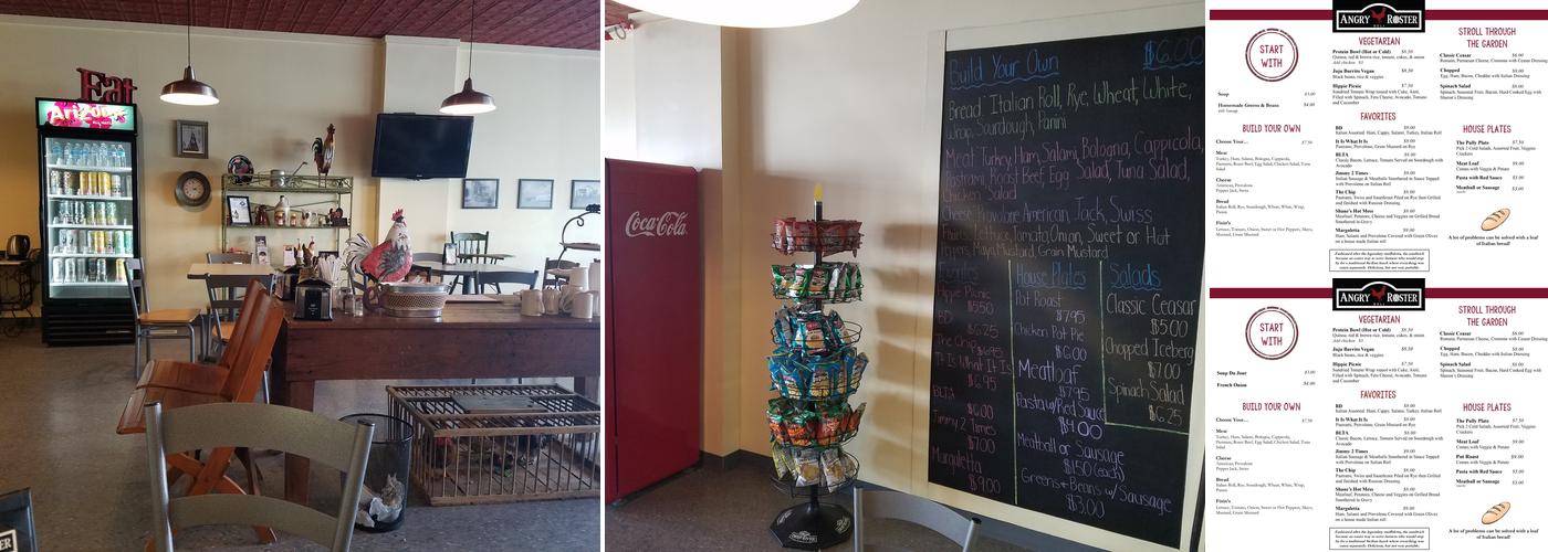 Angry Rooster Deli Menu