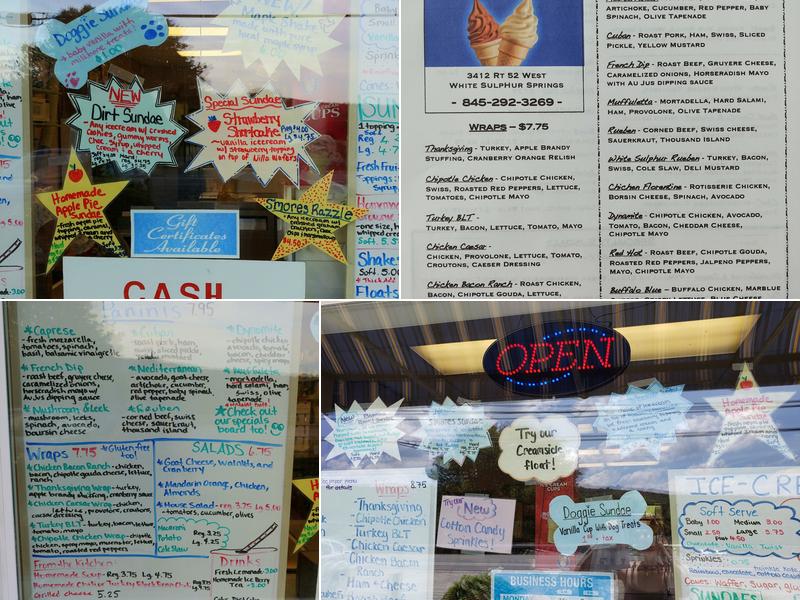 Dahlia's Delights Menu