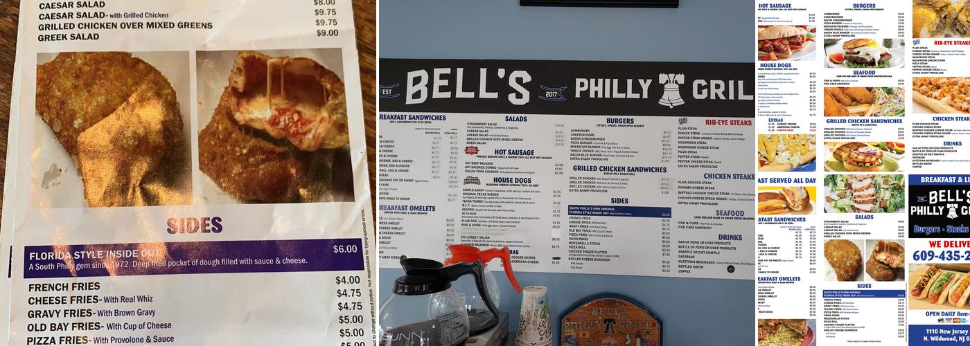 Bell's Philly Grill Menu