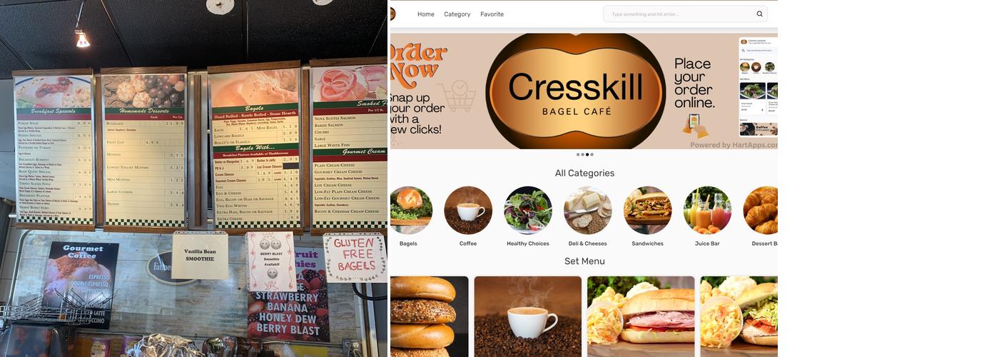 Cresskill Bagel Cafe Menu