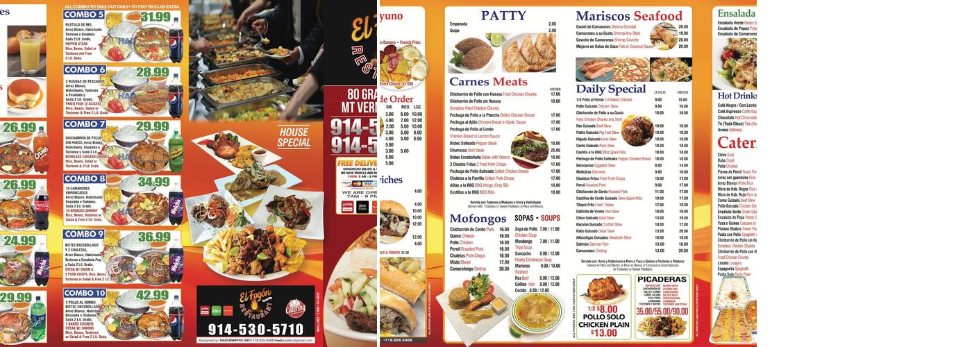 El Fogon Restaurant Menu