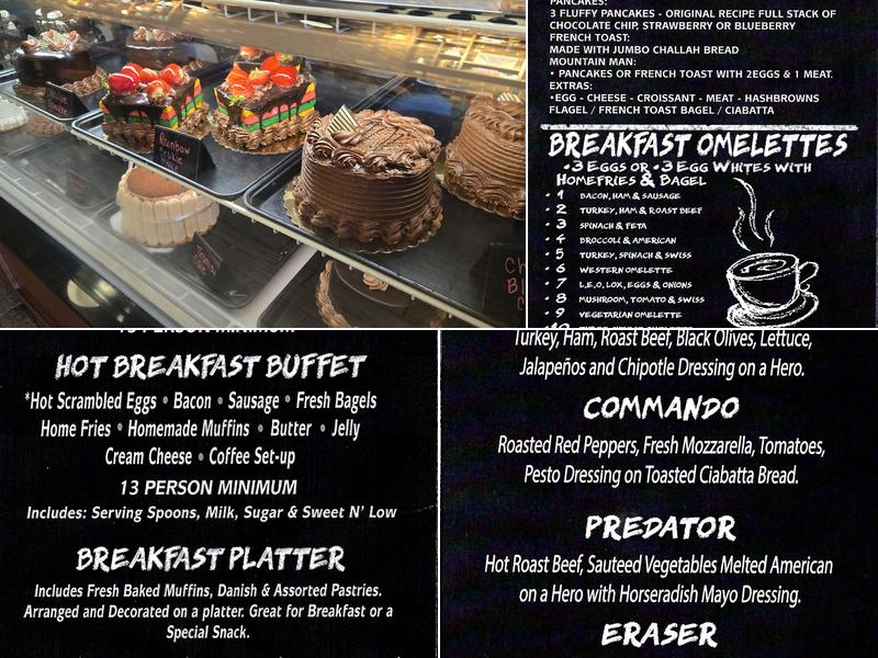 First Class Bagels Menu