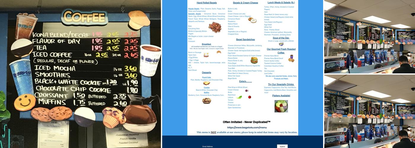Bagels-4-U of Kenilworth Menu