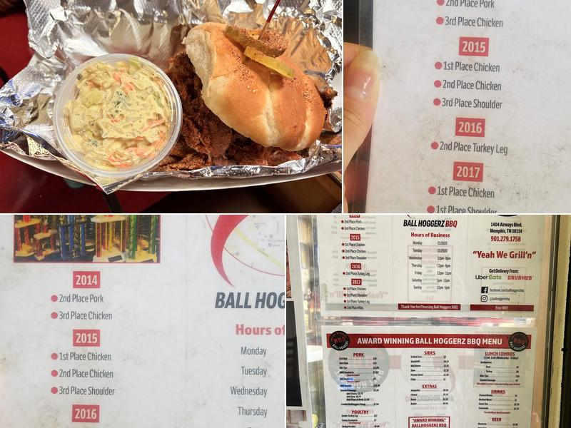 BallHoggerz BBQ Menu