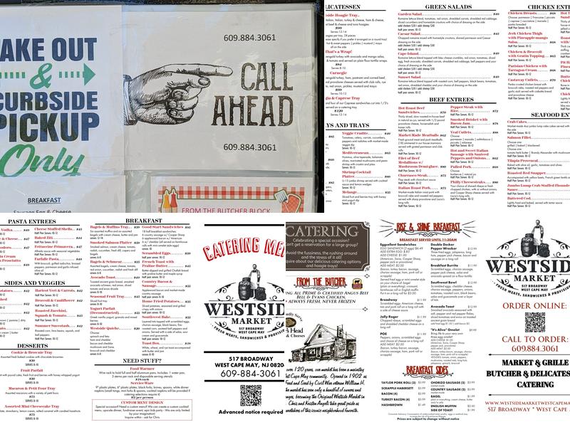 Westside Market Menu