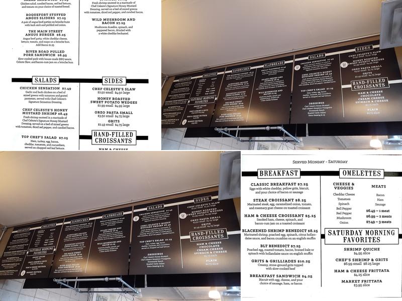 CHEF CELESTE Menu