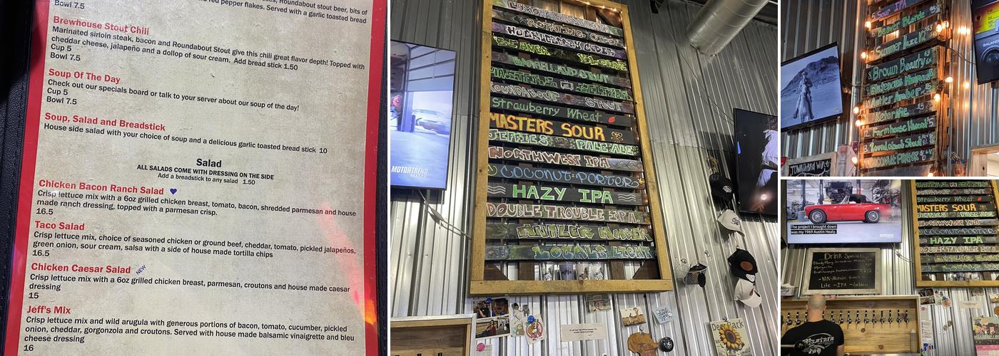 Masters Brewhouse Menu