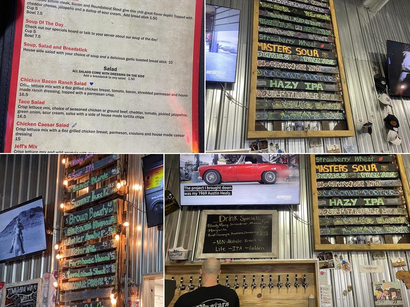 Masters Brewhouse Menu