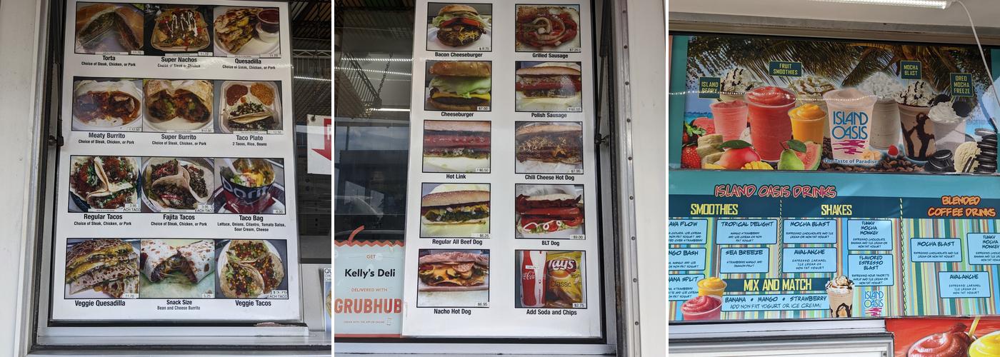 Kelly’s Deli Menu