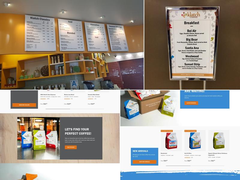Klatch Coffee Menu