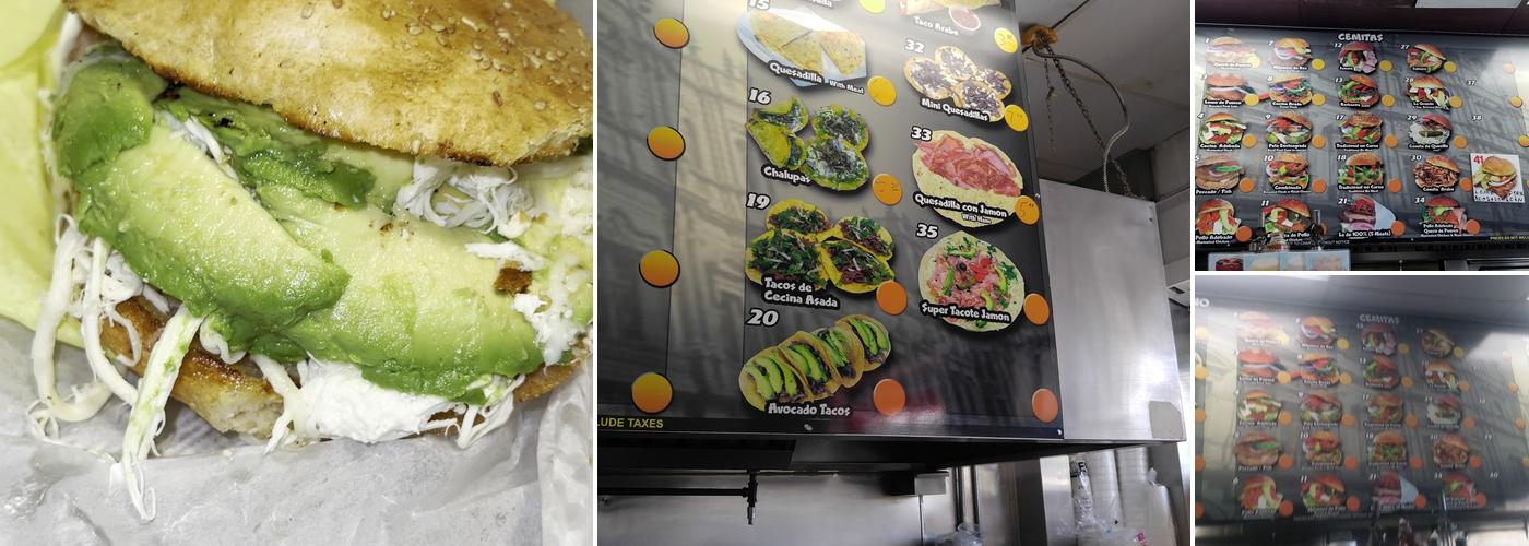 Cemitas Don Adrian Menu