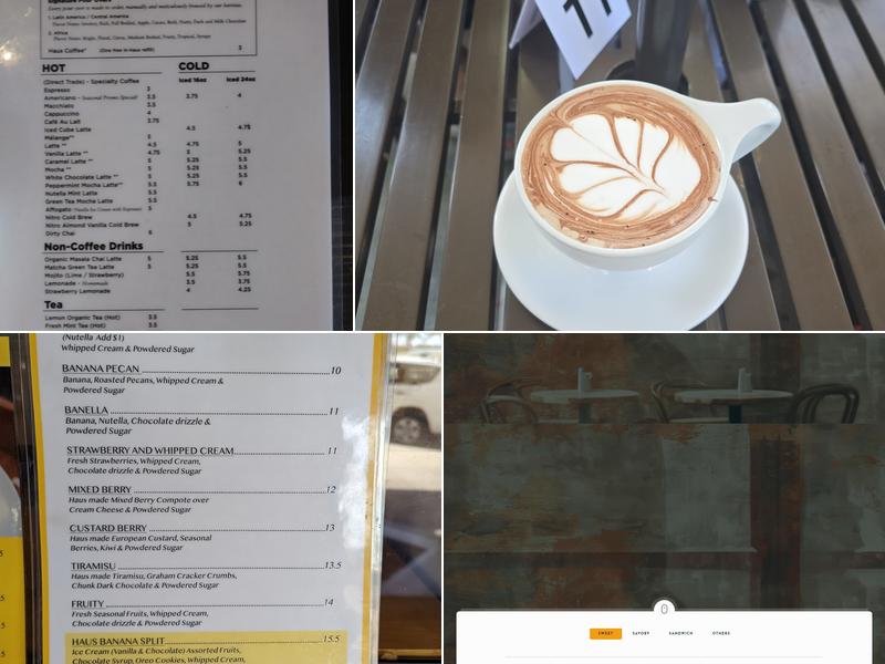 Belgium Waffle Haus Menu