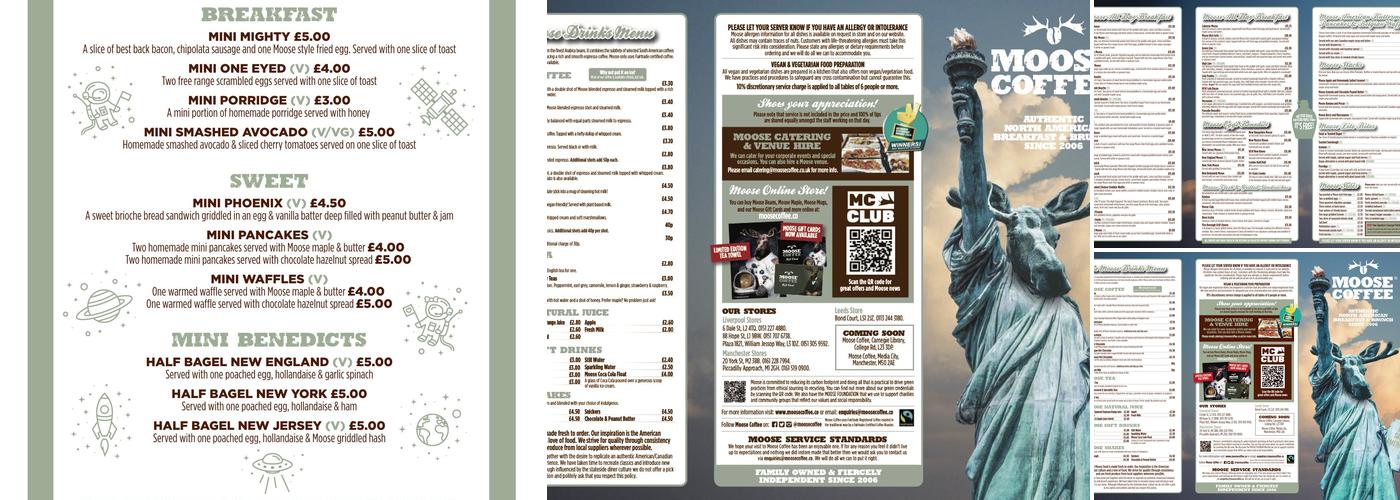 Moose Coffee Menu