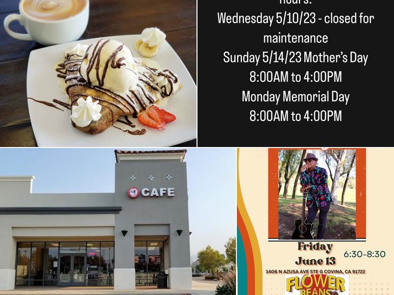 Flower Beans Creperie Sandwiches Coffee