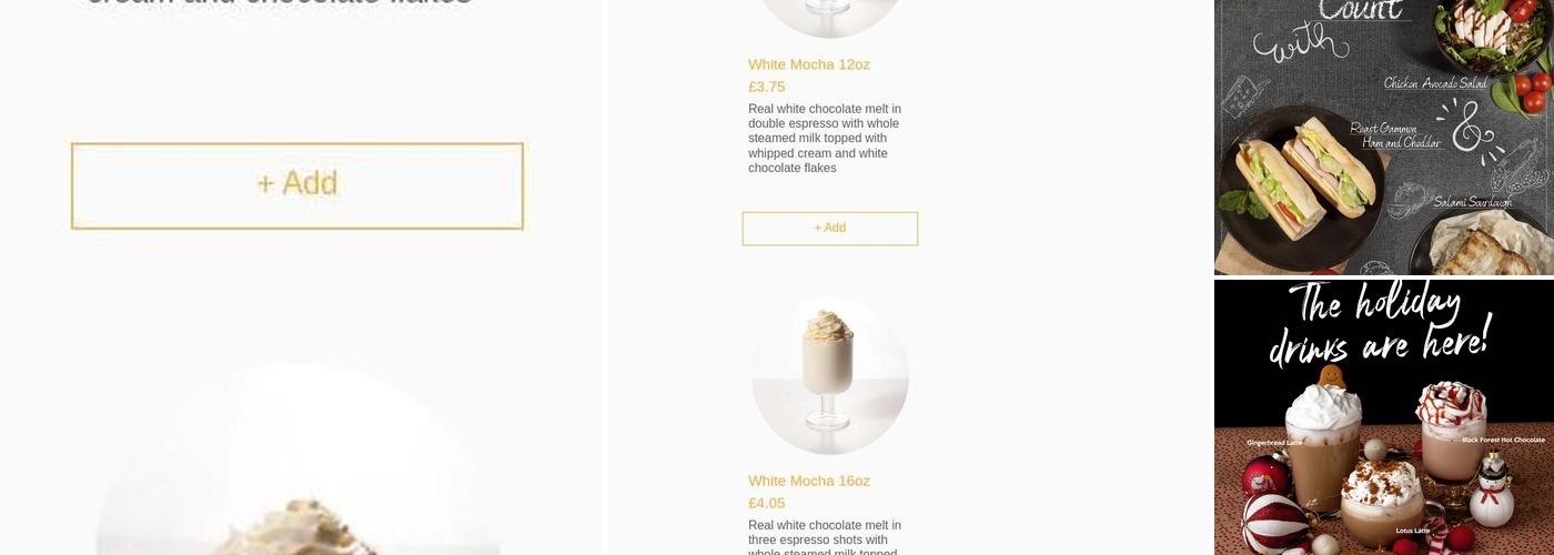 Michaels Coffee House Menu